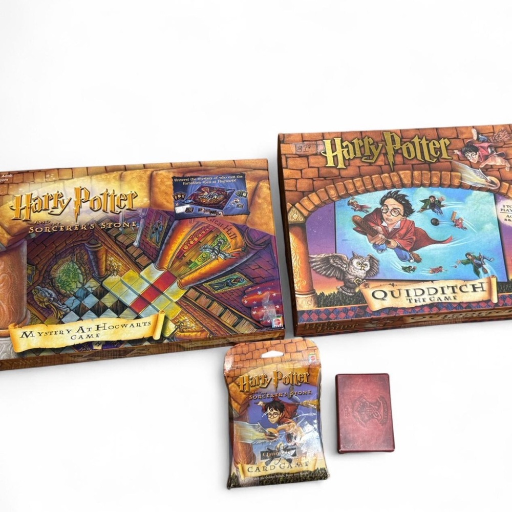Vintage 2002 Harry Potter Board Game Set